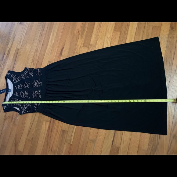 Lacey Black Long Dress - Picture 7 of 9